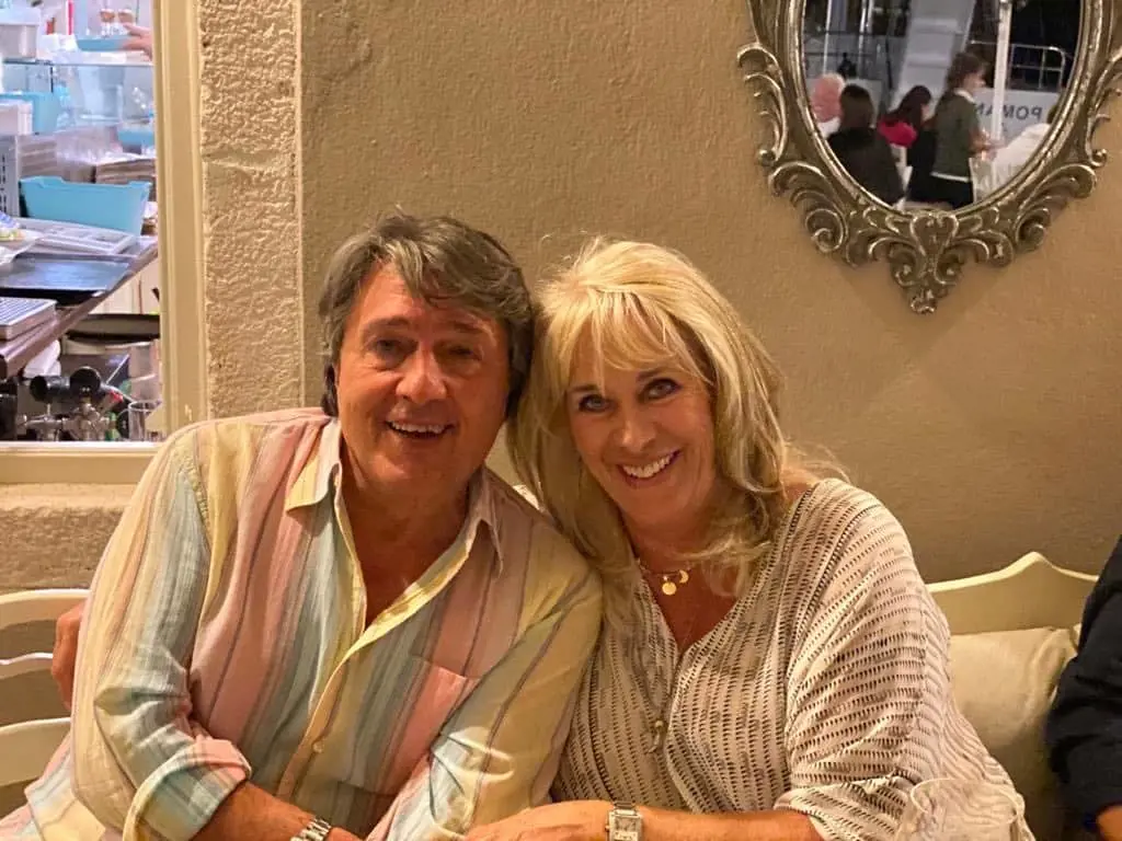 Carole Malone along with her husband, Emir Mulabegovic while the two were out for dinner