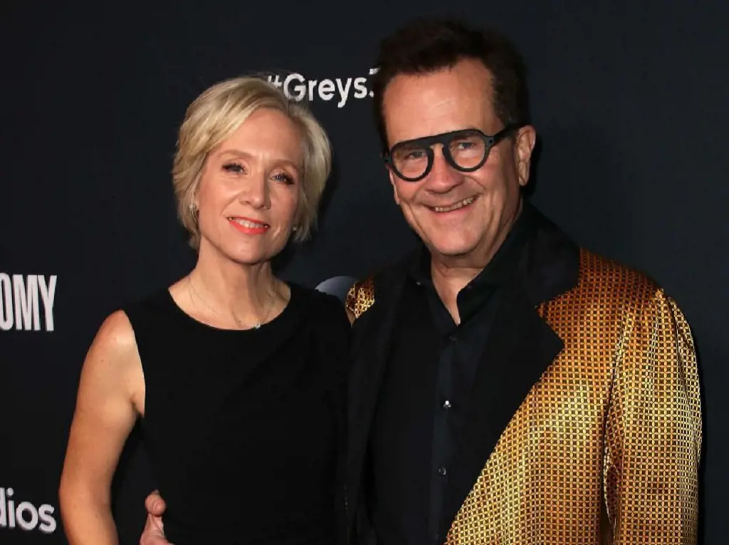 Betsy Beers with her husband, Bruce Cormicle, in the 300th episode celebration for ABC's Grey's Anatomy