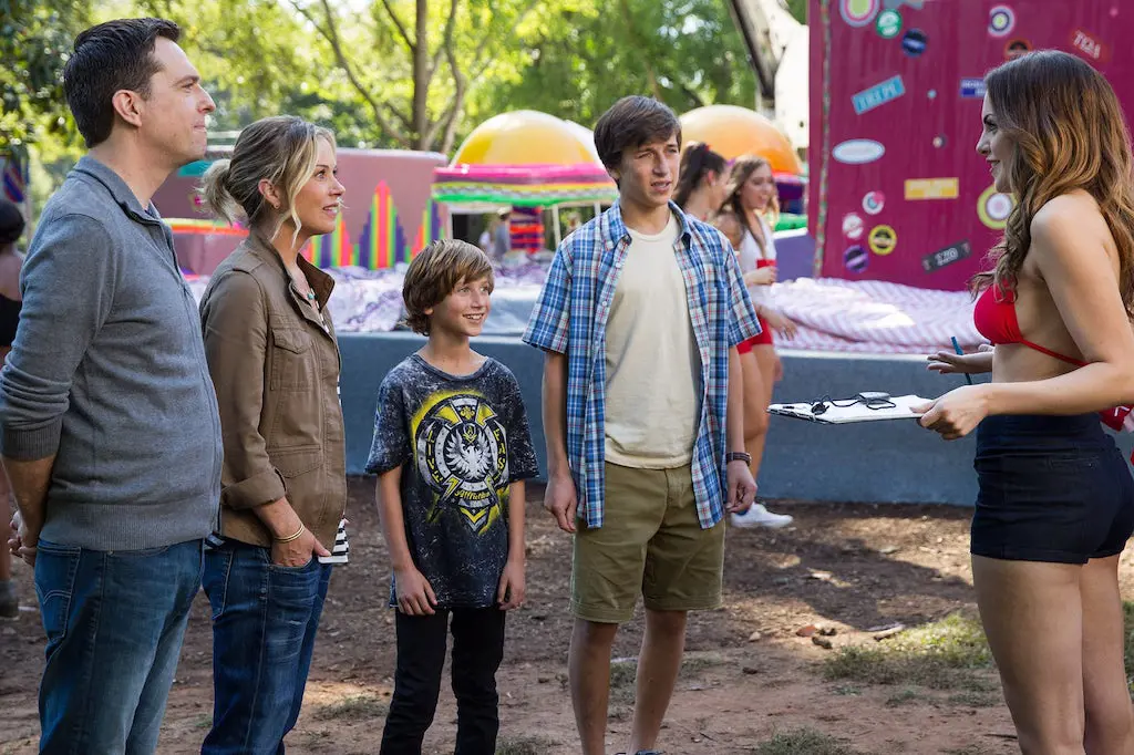 The Vacation is a 2015 movie starring  Ed Helms Christina Applegate as well as Catherine Missal