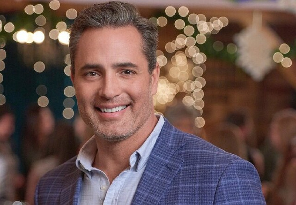 Victor Webster plays Sam in A Christmas Cookie Catastrophe