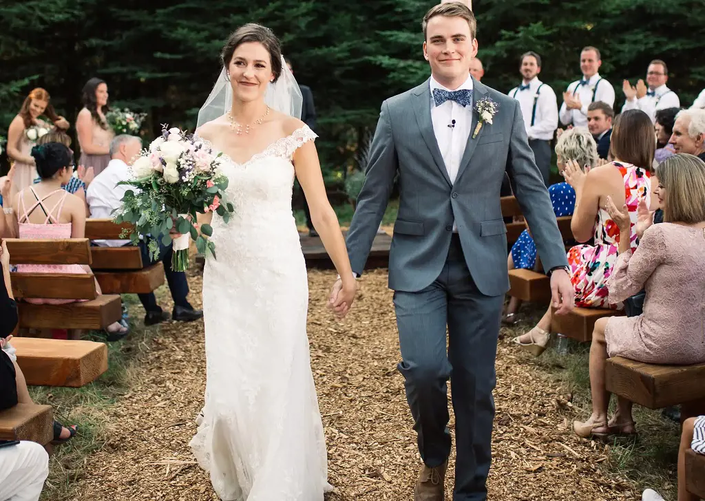 Molly Roloff married Joel Silvius on Saturday, August 5, in an intimate wedding at Roloff Farms in Oregon