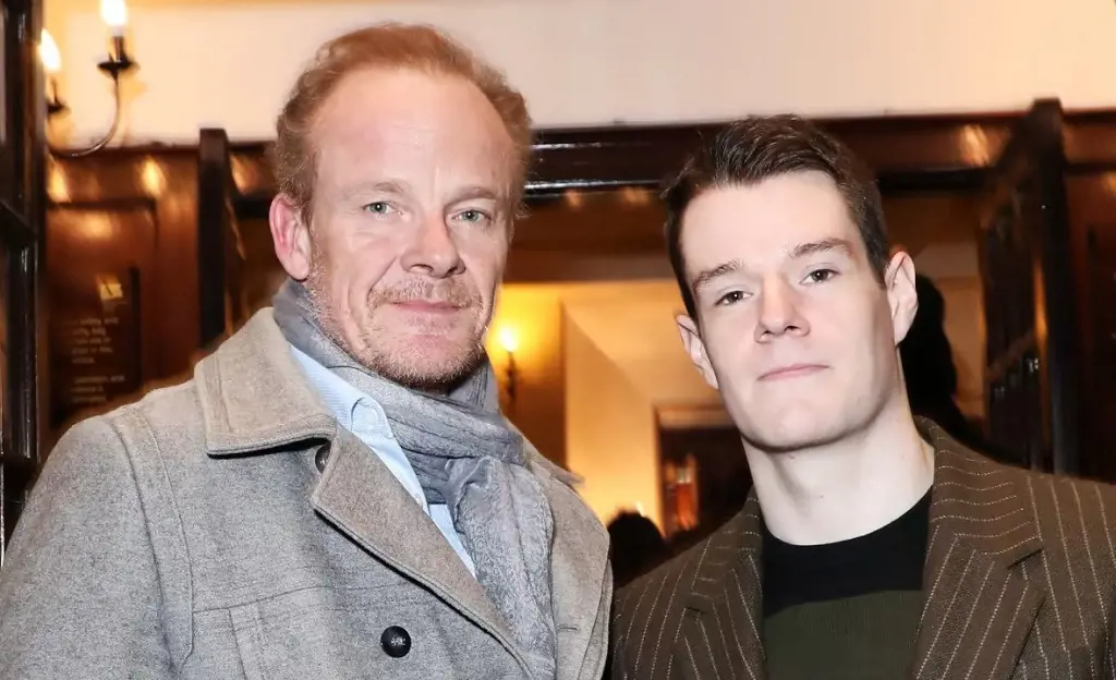 Rogue Heroes Connor Swindells and his onscreen dad Alistair Petrie