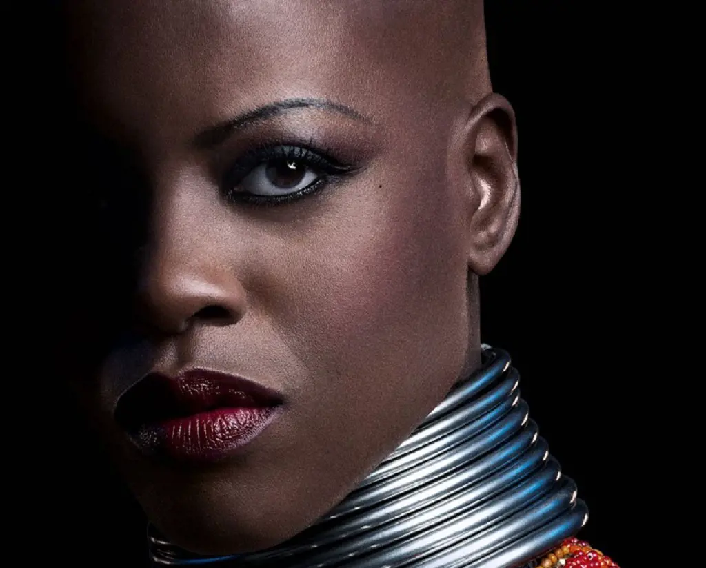 Florence Kasumba plays Ayo in Wakanda Forever 