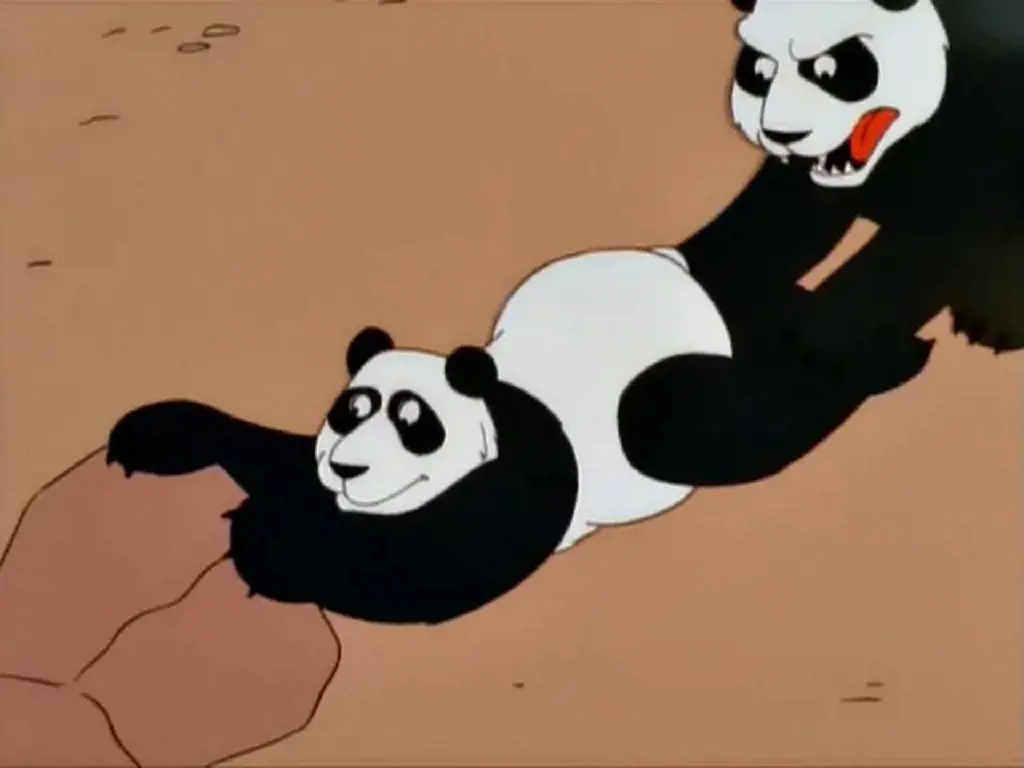 Homer turns into a panda as his boss commands him 