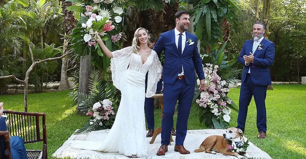Mikey Bortone shared picture of his wedding with Aurora Culpo on his Instagram
