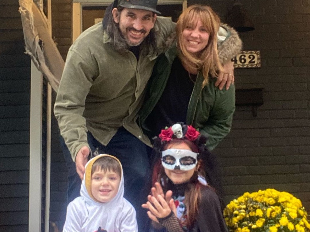 Rehab Addict Bobby Prothero's celebrating Halloween with his two kids, Marley & Jay, and his wife, Kiran.