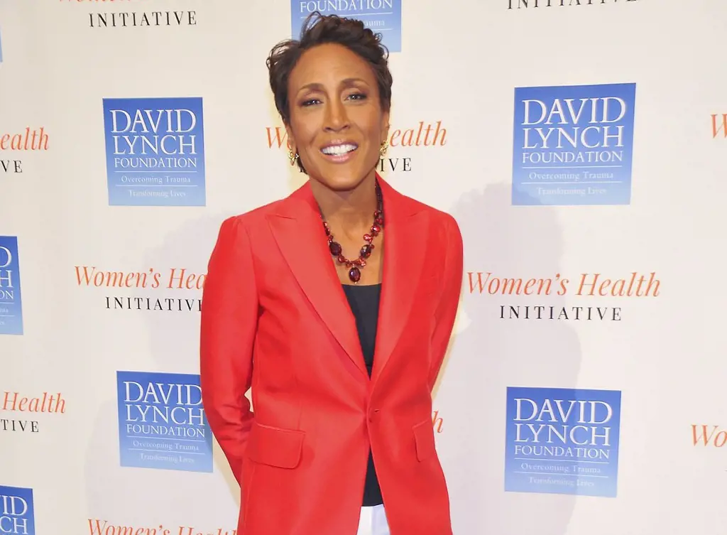 Robin Roberts attended 'David Lynch Foundation' Women, Meditation & Work-Life Balance Luncheon at 583 Park Avenue on April 16, 2015 in New York City.