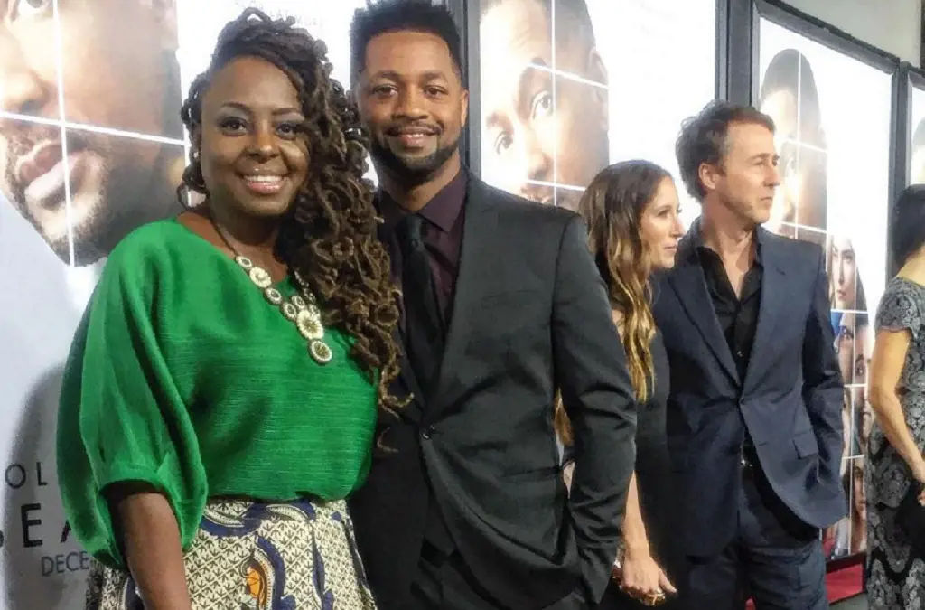 Ronald and Ledisi at Collateral Beauty premiere in 2016
