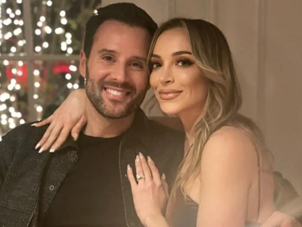 Farrah Aldjufrie posted picture from her engagement on her Instagram in November, 2021