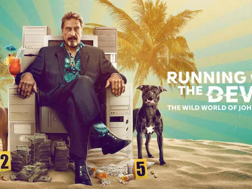 The Netflix's documentary Running with the Devil, the Wild World of John McAfee, uncovers raw footage and images of multi millionaire turned fugitive