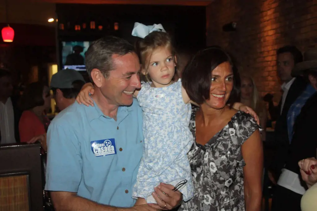 Glen Casada with his former wife, Jill and their granddaughter
