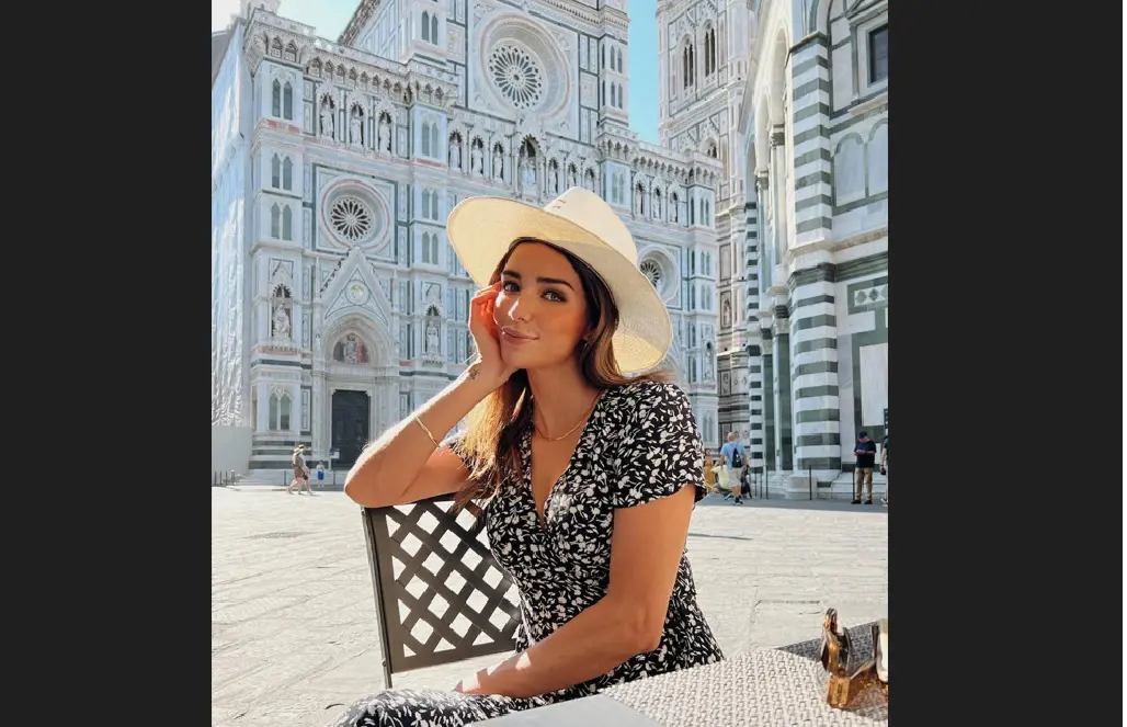 Bianca Peters enjoying her holiday in Italy