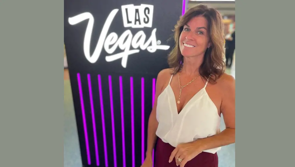 Mary enjoying in Vegas