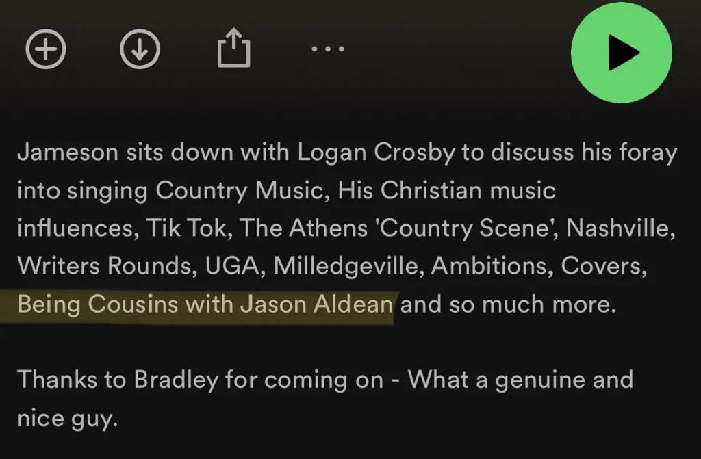 Twitter user confirmed the theory that Logan is Jason Aldean's cousin
