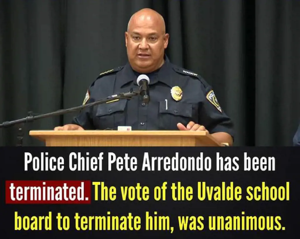Pete Arredondo has been fired