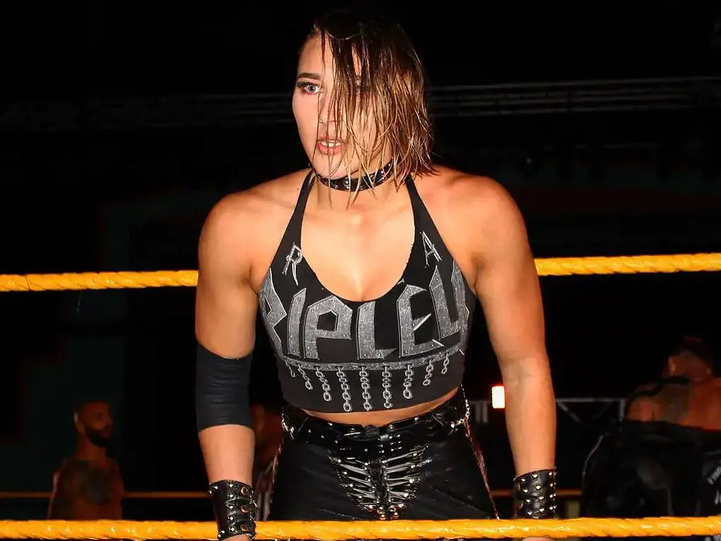 Rhea Ripley during one of her matches.