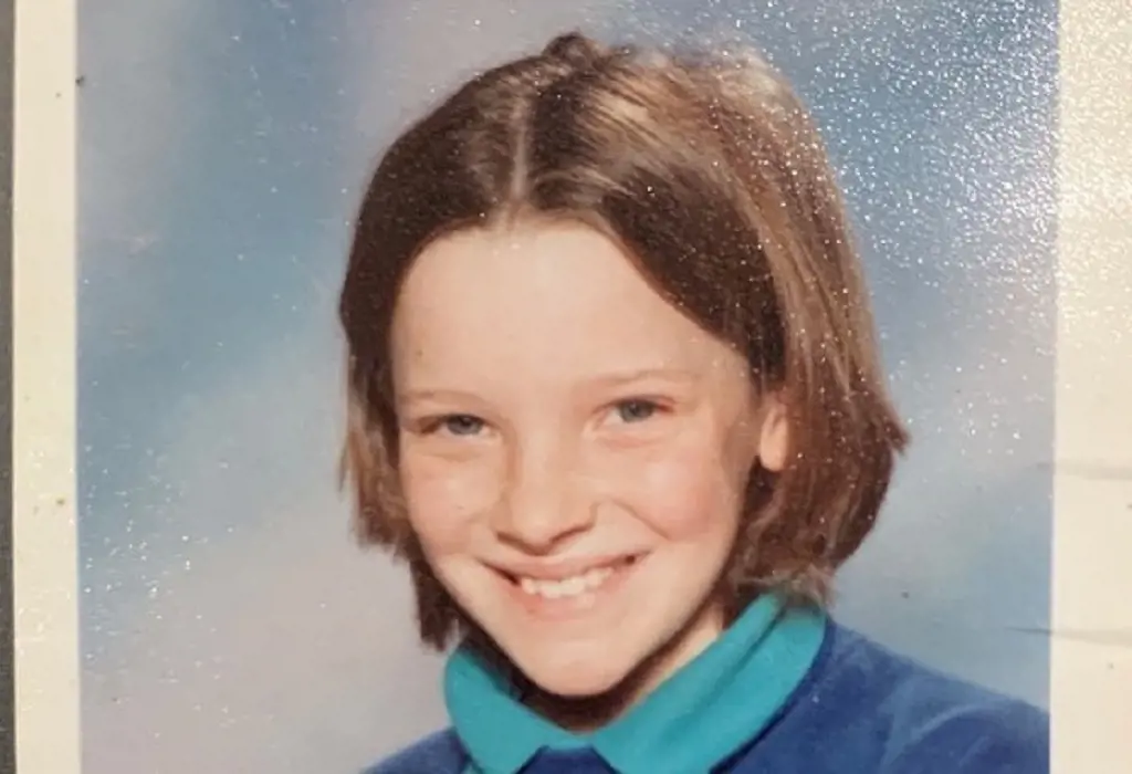 Morfydd Clark during her school days 