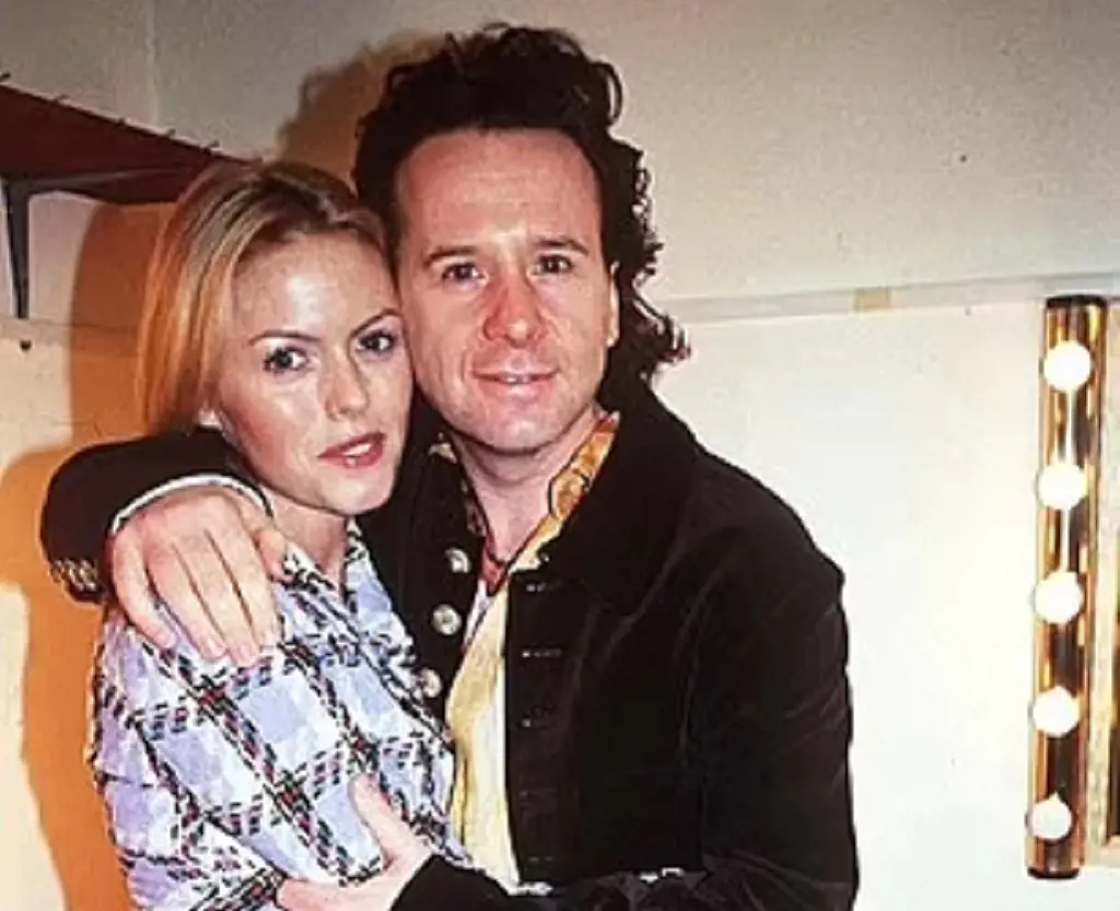 Miss Kensit with second husband Jim Kerr of Simple Minds, father to one of her two sons