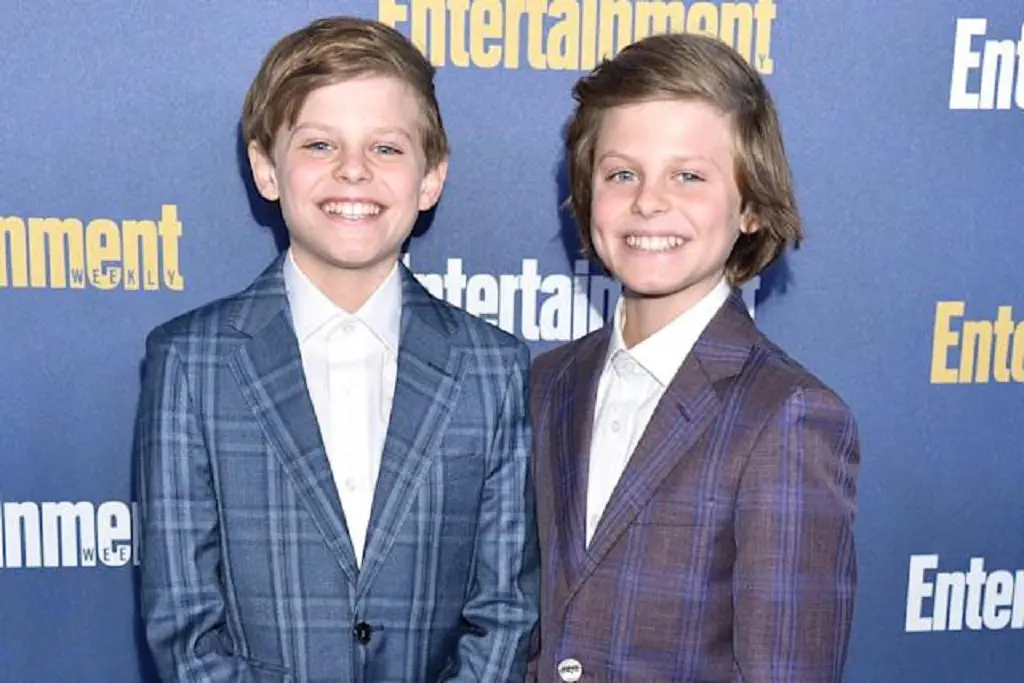Cameron Crovetti And Nicholas during an event hosted by Entertainment