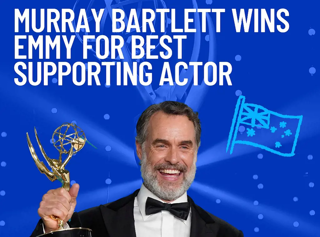 Australian actor Murray Bartlett won the Emmy for his amazing performance as uptight hotel manager Armond