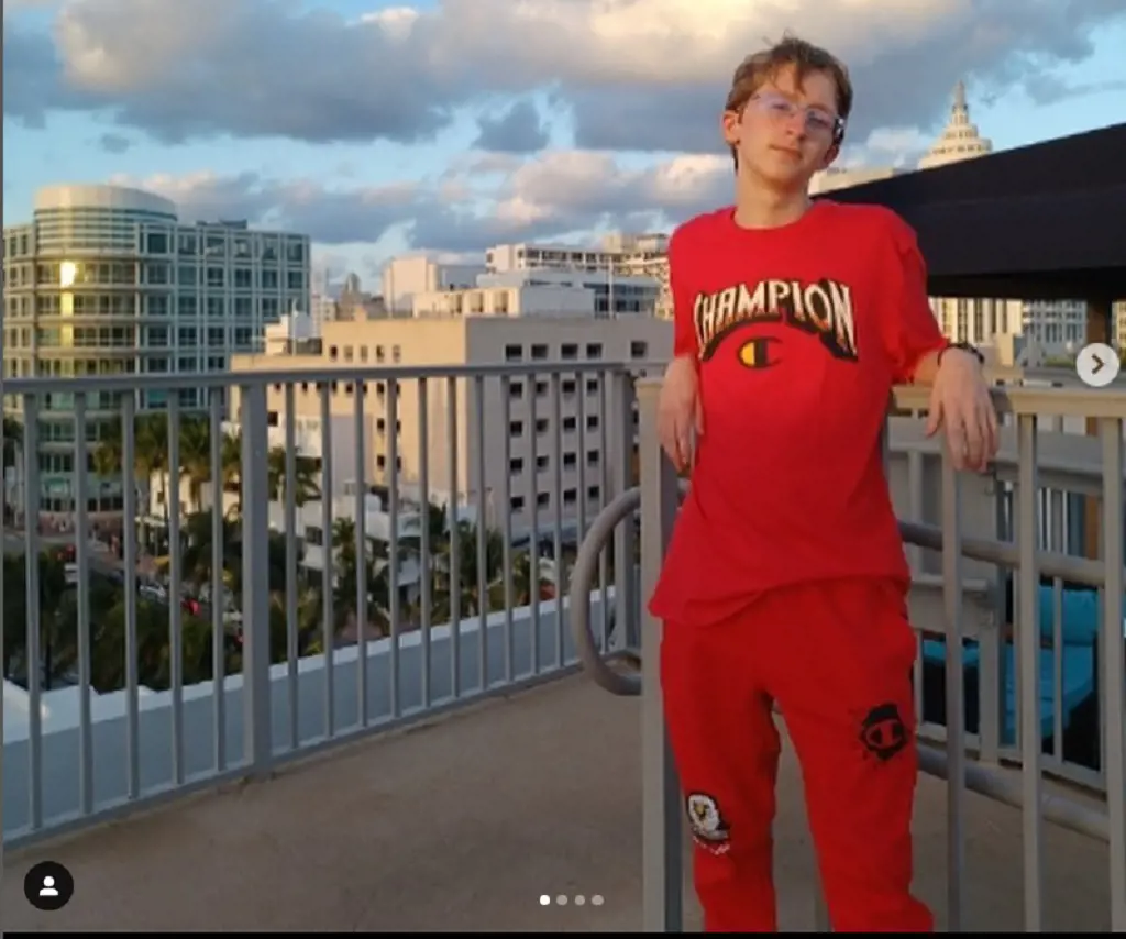 Owen Morgan Hanging Out In Roof Top