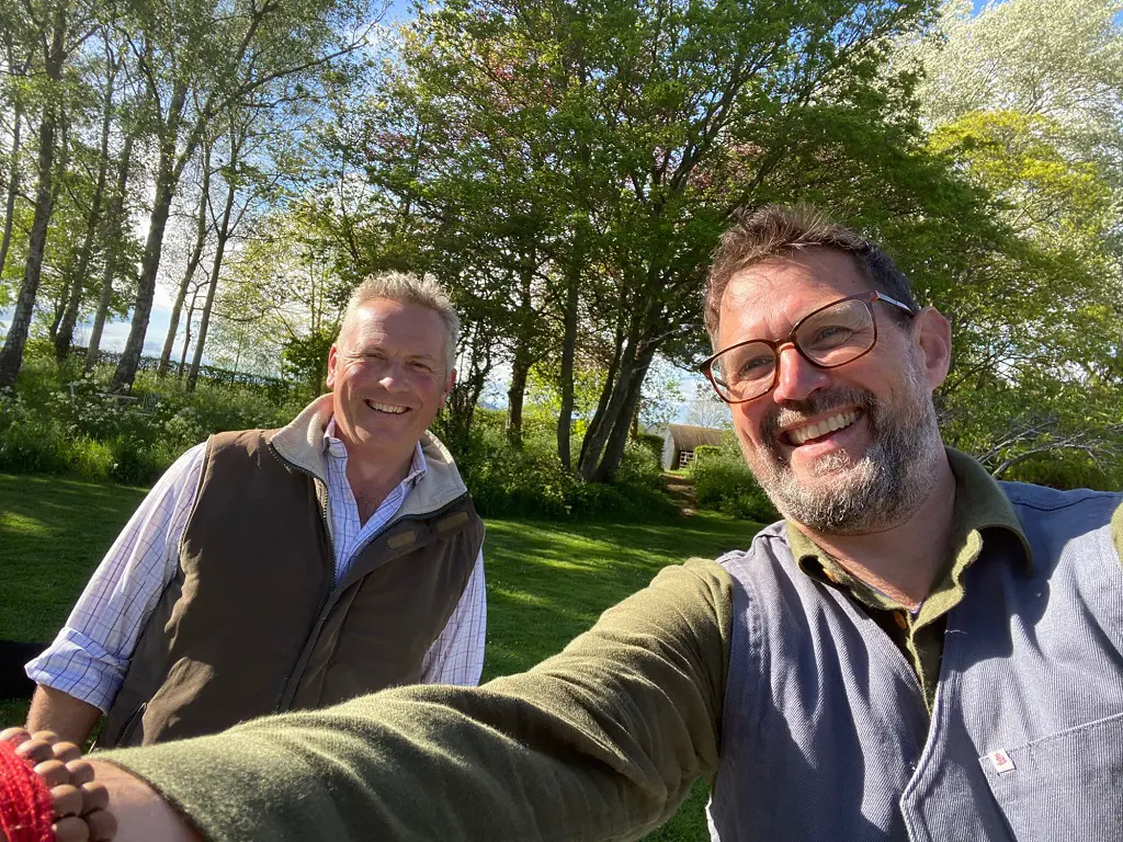 Alistair Appleton bumped into Jules Hudson while filming Escape for the Country