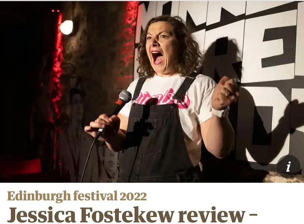 Jessica Fostekew shared about the  reviews up in Edinburgh on September 1, 2022
