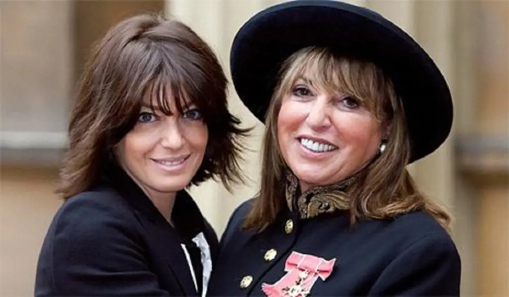 Claudia Winkleman and her mother, Eve Pollard, the first wife of Barry 