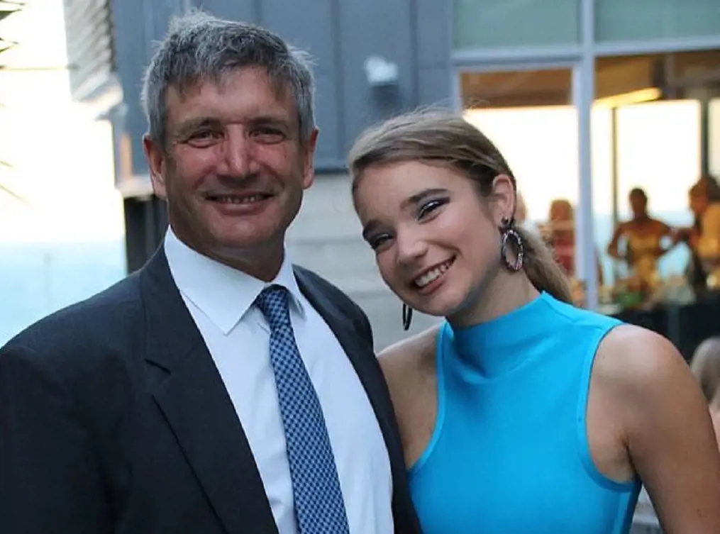 Kate Lavender's Daughter Samantha With Father Richard Lavender
