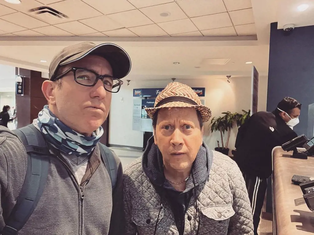 Jamie Lissow along with another renowned comedian, Rob Schneider.