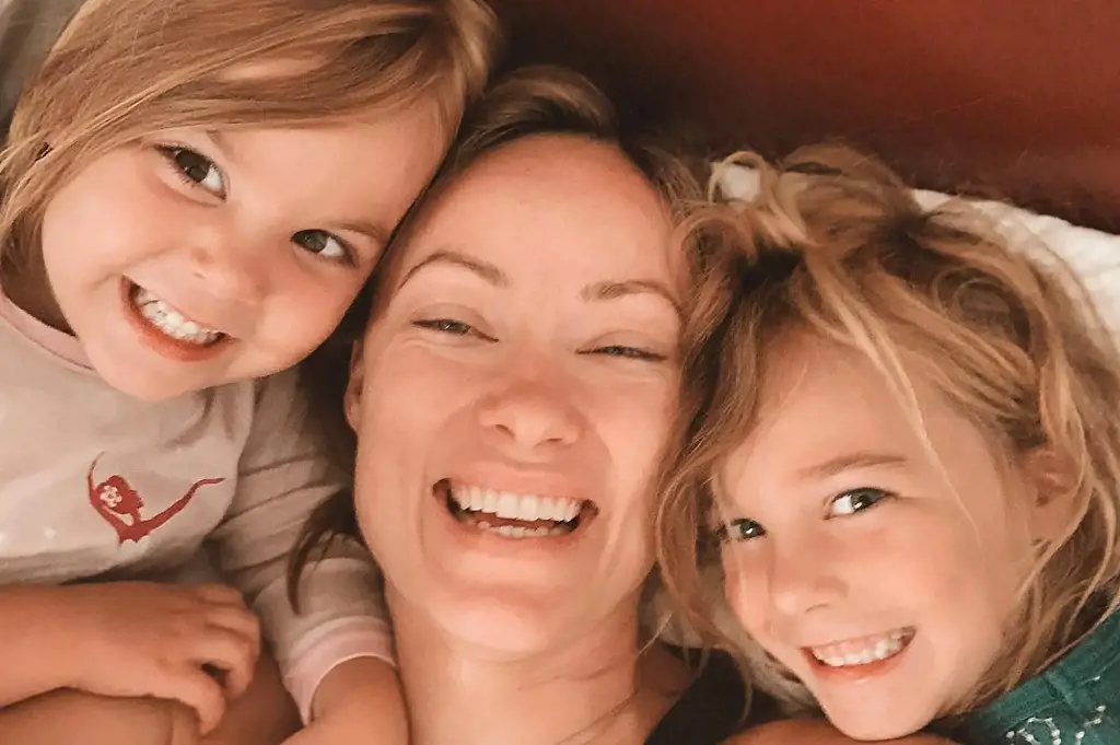 Olivia Wilde And Her Two Childrens