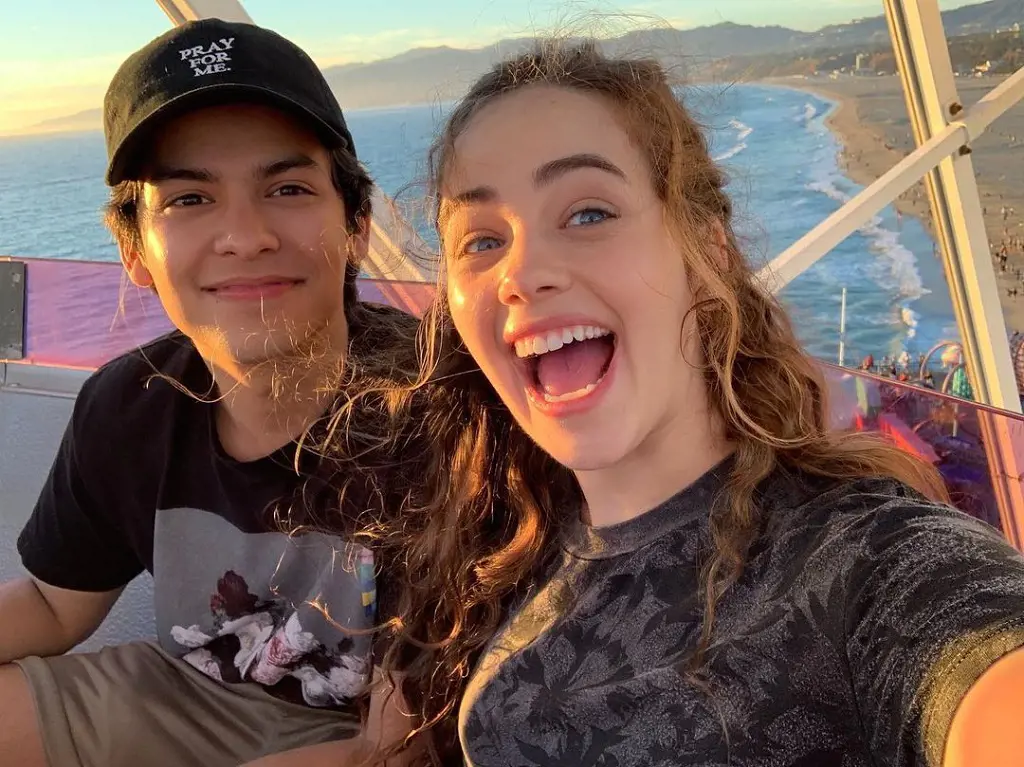 On Mary Mouser's birthday, Xolo Mariduena posted a picture of the two of them.