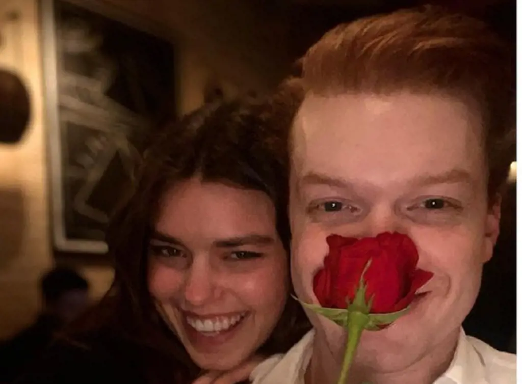 Cameron Monaghan and Lauren Searle celebrating Valentines day 2022 together