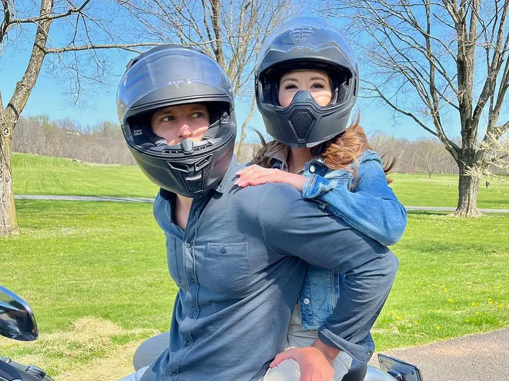 Gabby along with her love, Erich enjoying a ride day.