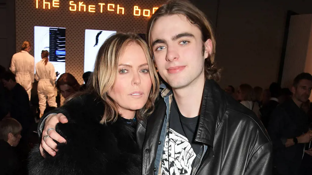 Lennon Gallagher and his mother Patsy Kensit