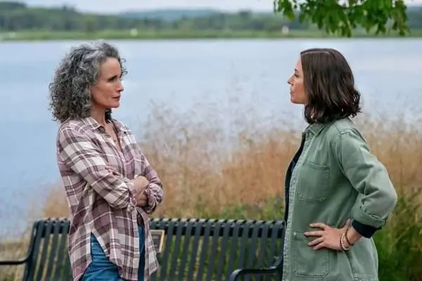Andie and Chyler from the recent episode (E2) of the Hallmark series 