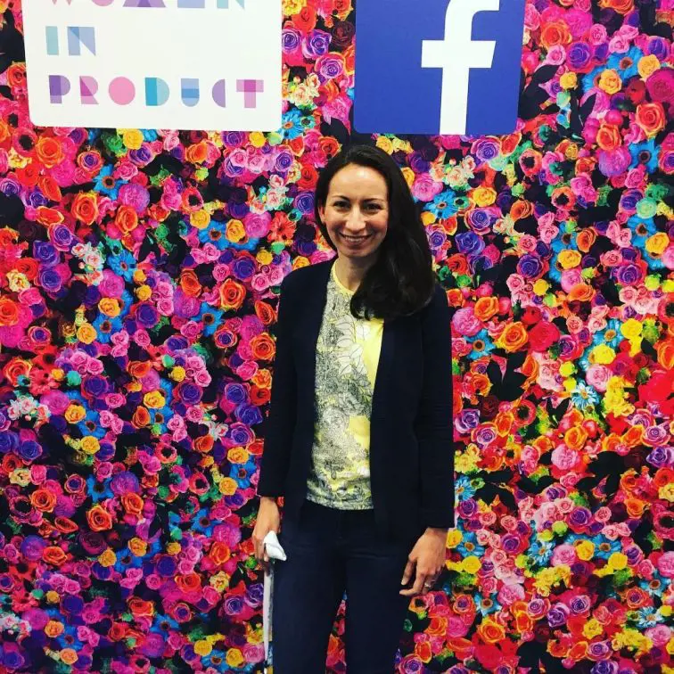 Genevieve at Facebook event in 2017