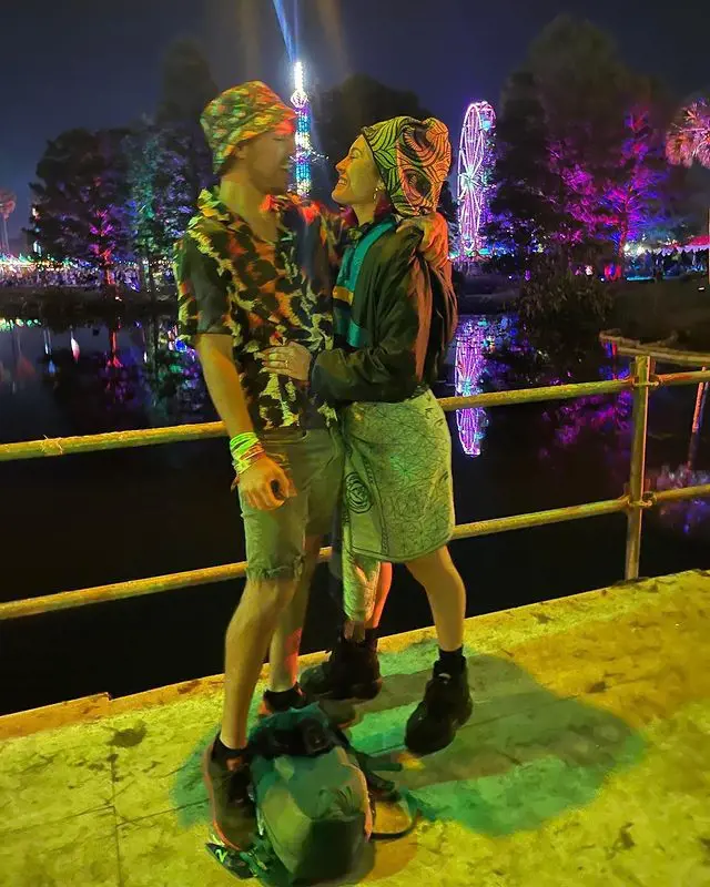 The couple got engaged during the Electric Daisy Carnival music festival in Orlando, Florida, in November 2021