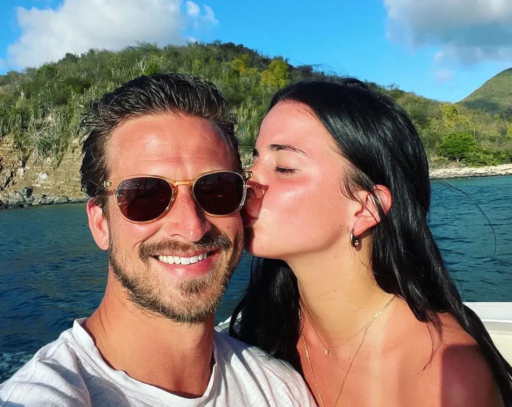 Adam Huber shared pictures with his girlfriend Rachel Rigler while on vacation in St Martin