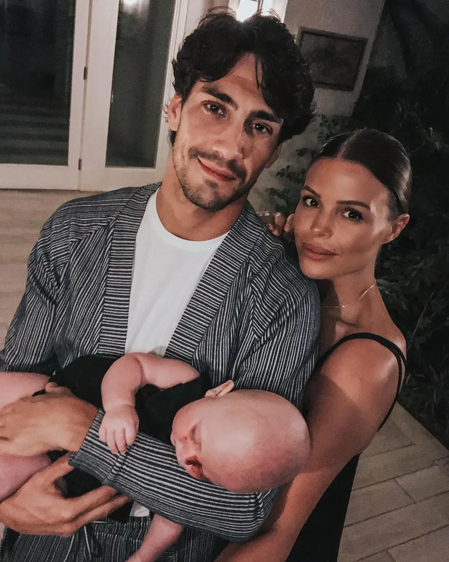 TOWIE star chloe lewis with her boyfriend and son