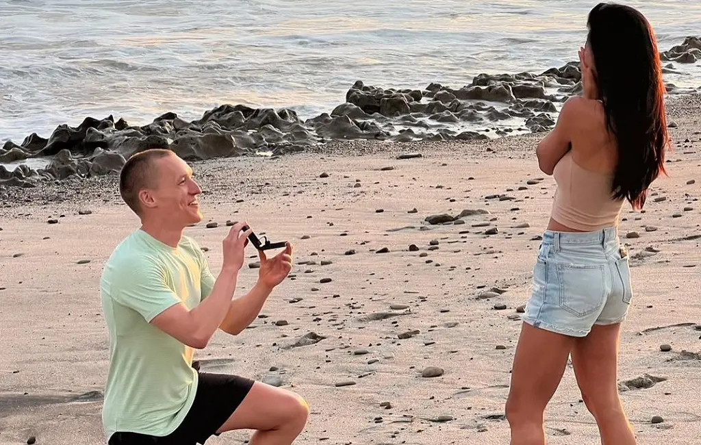 Matt proposed to his longtime girlfriend Jess Wei