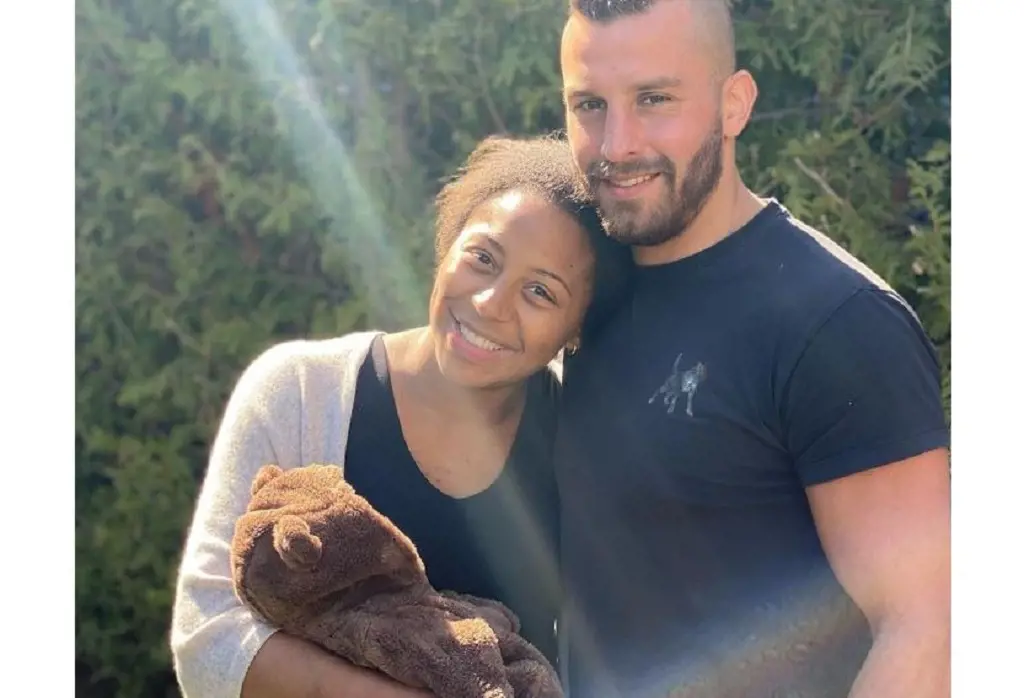 David Lemieux recently shared photos of his new born son with his partner, Jennifer