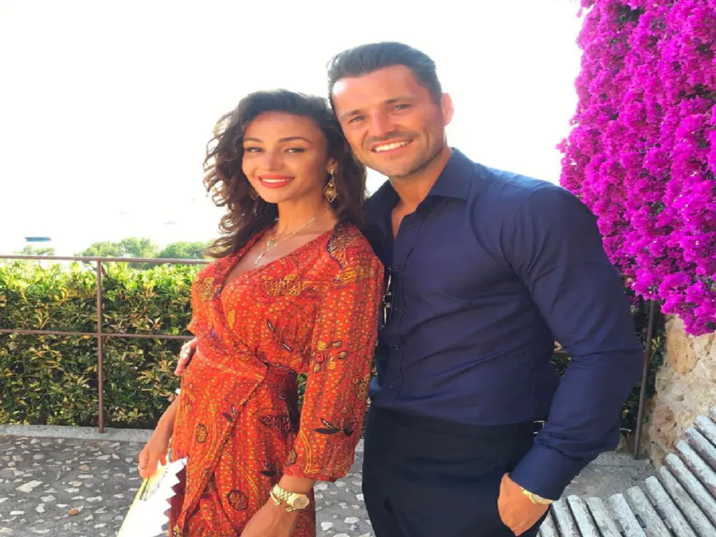Michelle Keegan with her husband Mark Wright