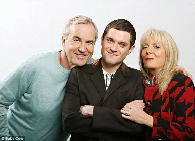 Alison along with Mark Leigh and  his son Leo