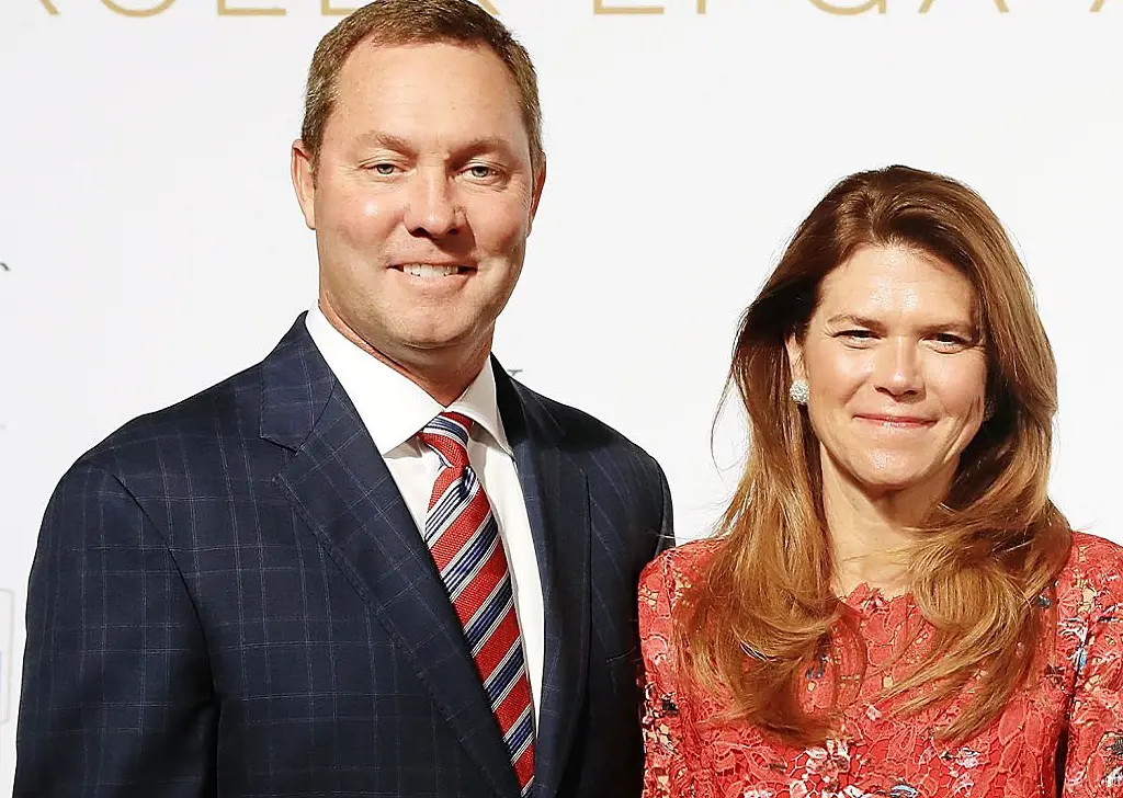 Mike Whan with his wife