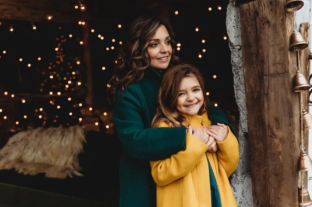 Sistina Giordano with her daughter, Harper celebrating Women's day 