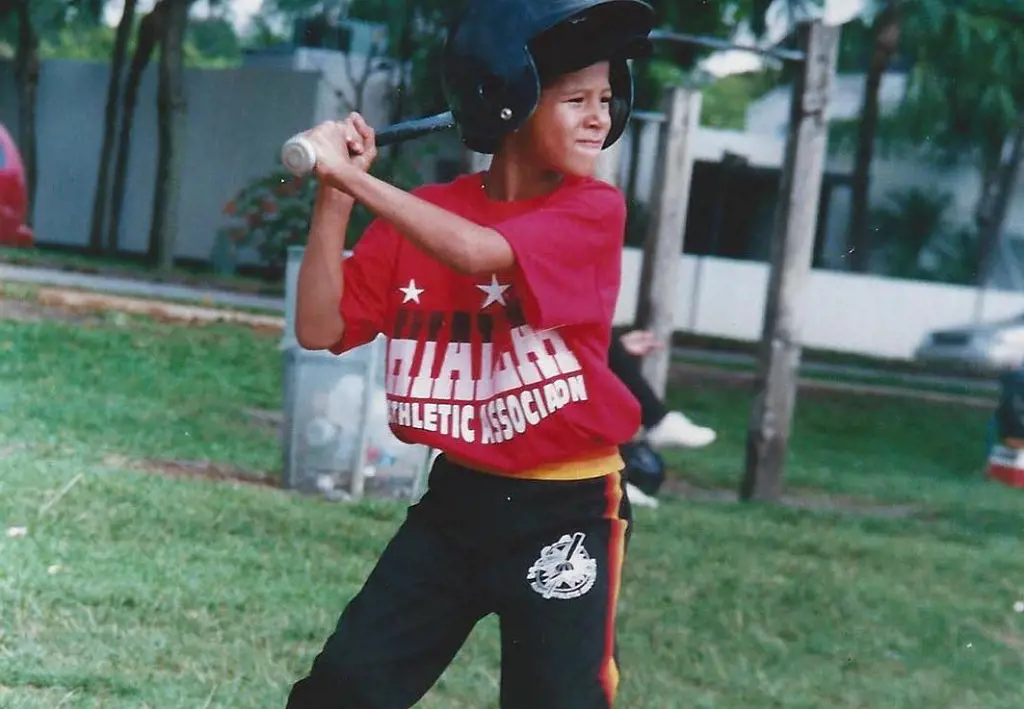 Manny Machado son is playing baseball