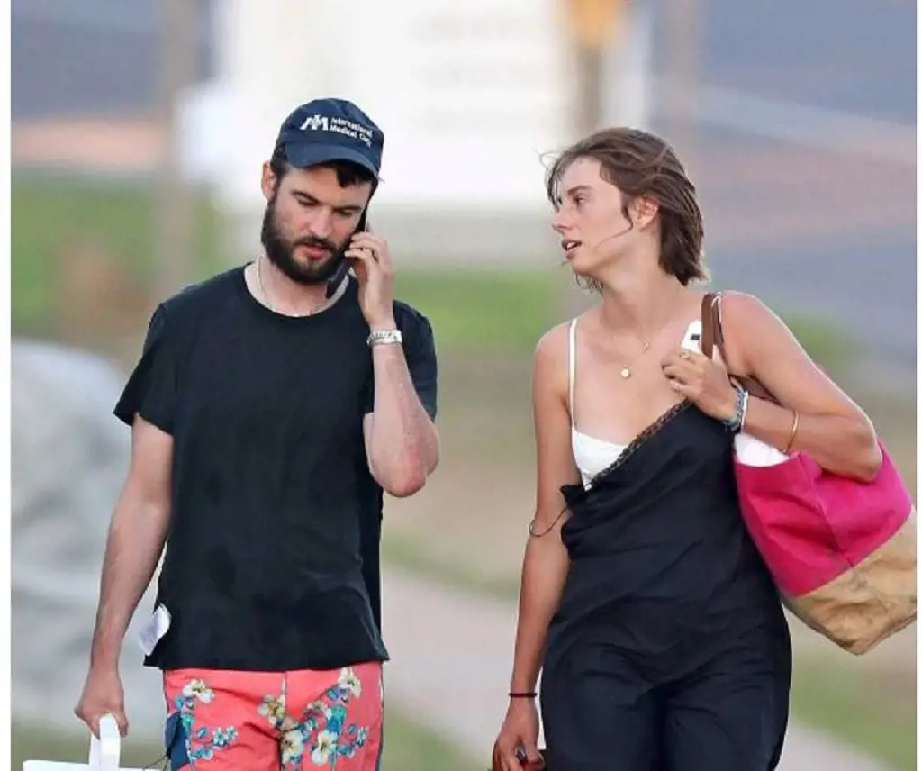 Maya spotted with English actor, Tom Sturridge in the Hamptons in 2020
