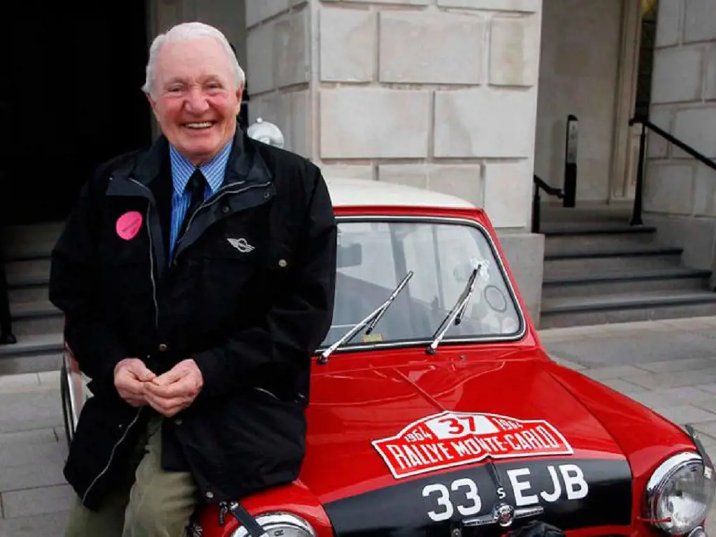 Paddy Hopkirk was appointed MBE in the 2016 New Year Honours list.