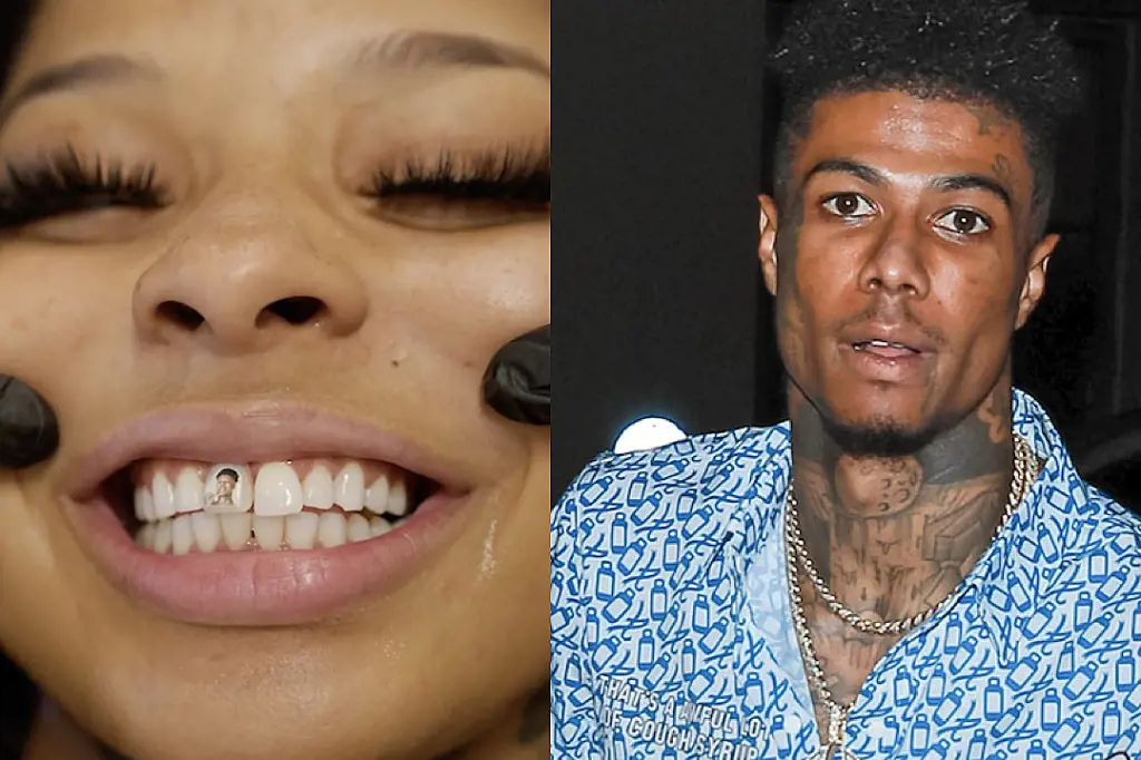 Does Blueface Girlfriend Chrisean Rock Have A New Tooth With His Face On It?